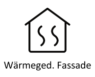 Wärmeged. Fassade